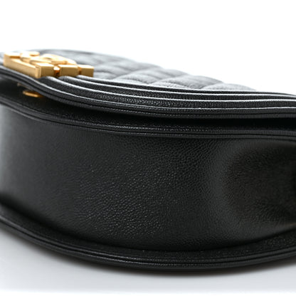 Chanel Caviar Quilted Small Boy Messenger Bag Black 9 of 9