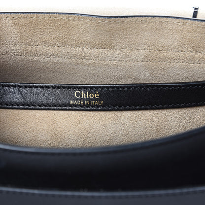 Chloe Calfskin Braided Medium Hudson Shoulder Bag Black 6 of 16