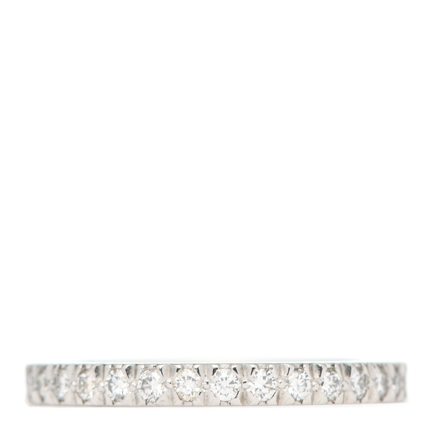 Tiffany Platinum Diamond .31ctw Novo Ring 46 3.75 3 of 4