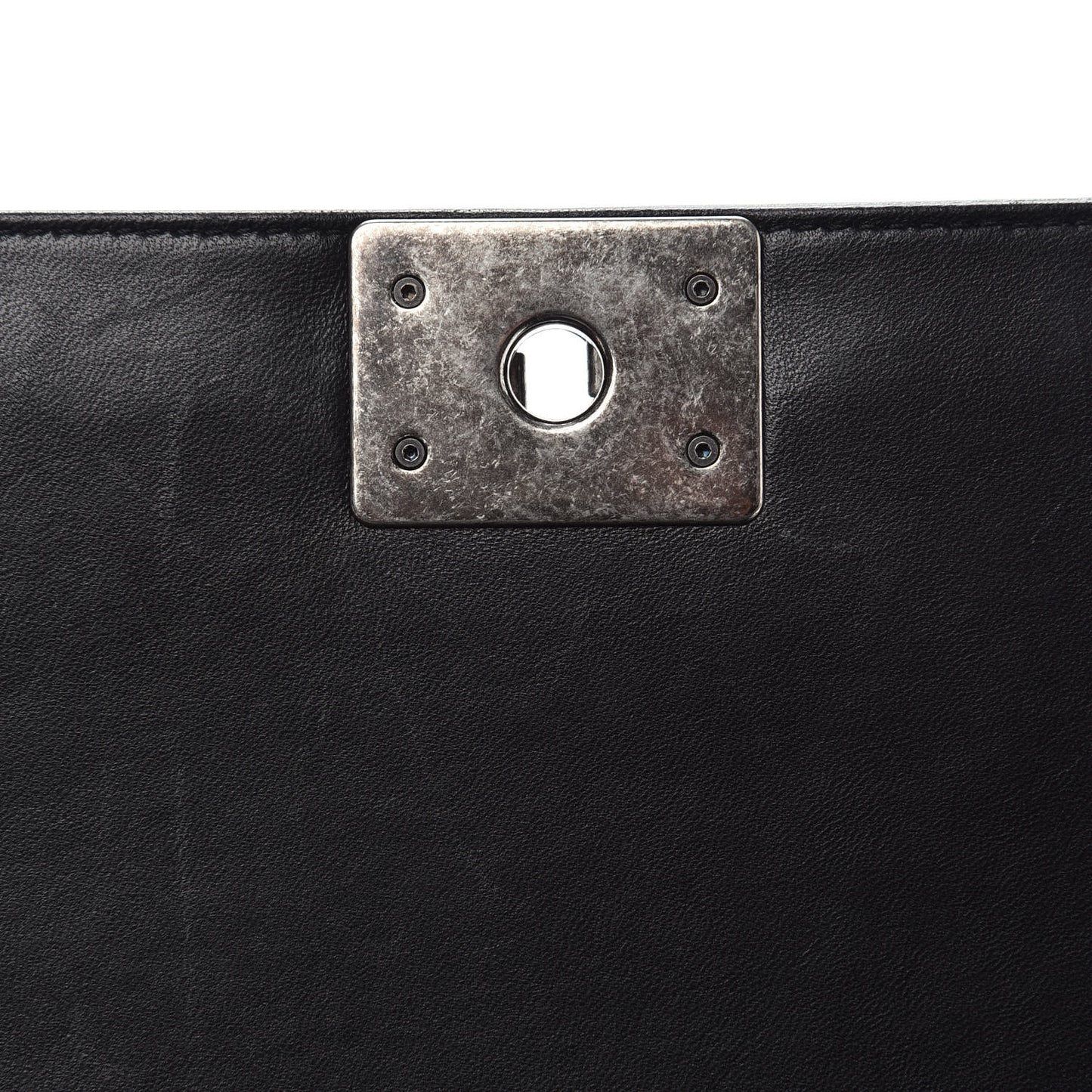 Lambskin Quilted New Medium Boy Flap Black