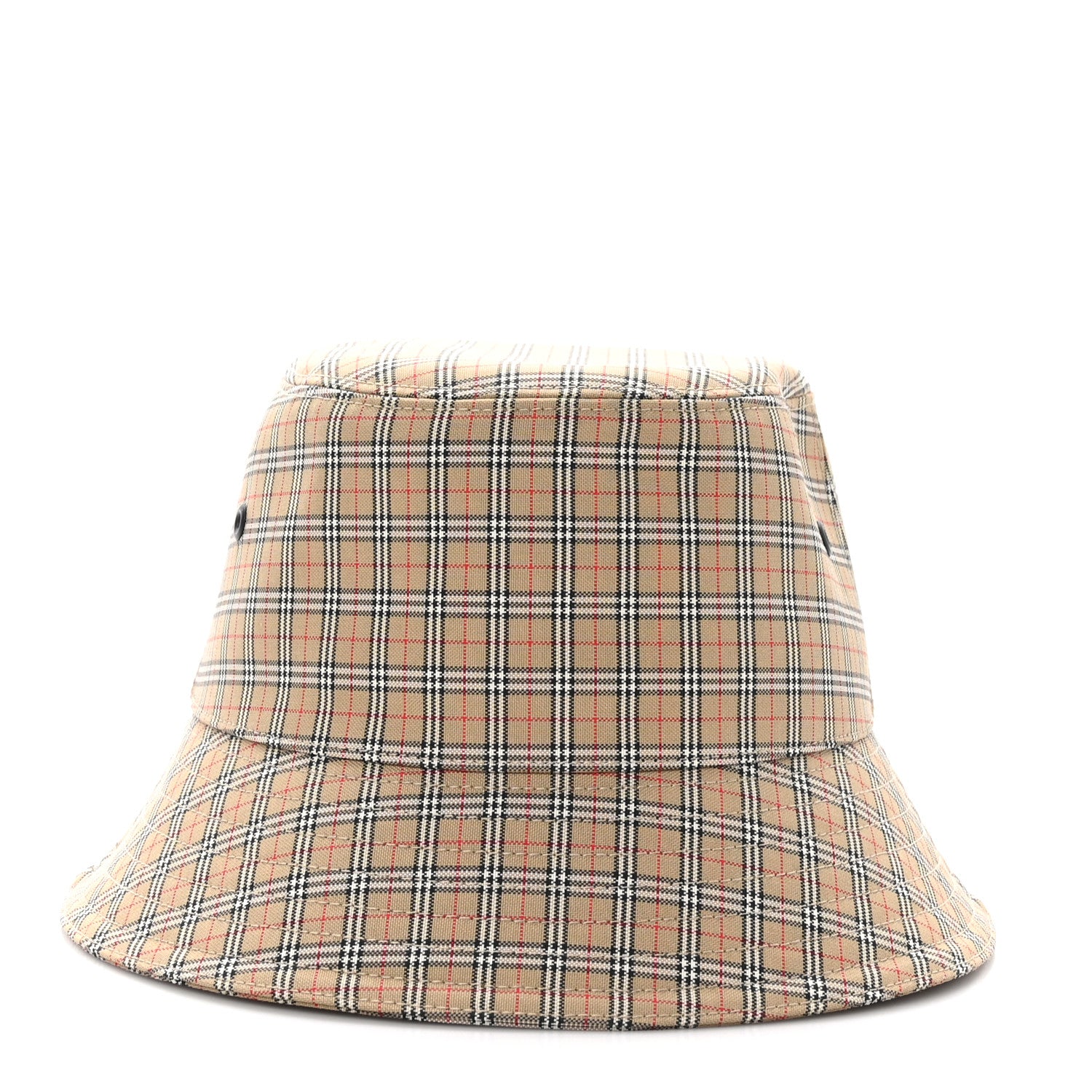 Burberry Technical Cotton Micro Check Bucket Hat M 2 of 7