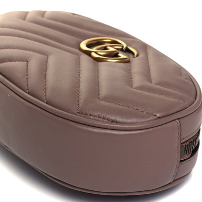 Gucci Calfskin Matelasse GG Marmont Belt Bag 85 34 Porcelain Rose 12 of 12