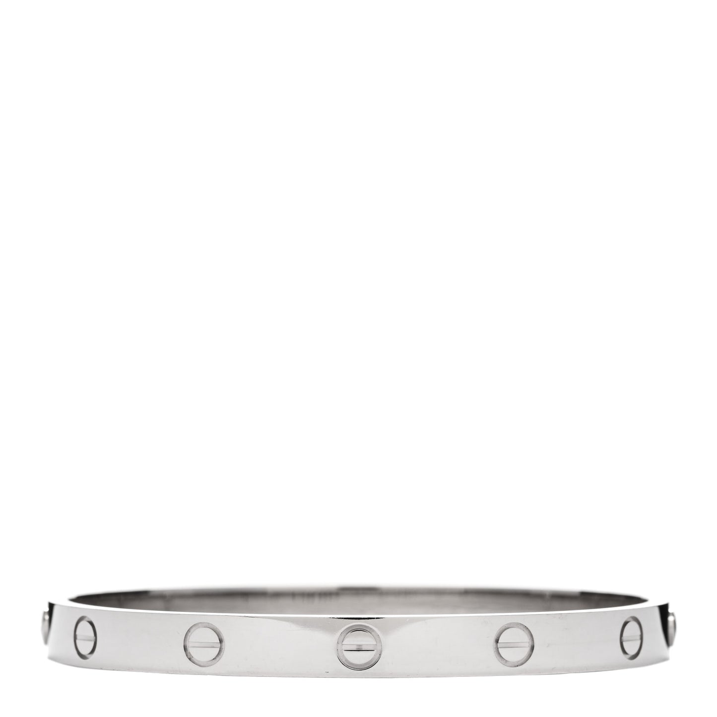 18K White Gold LOVE Bracelet 18