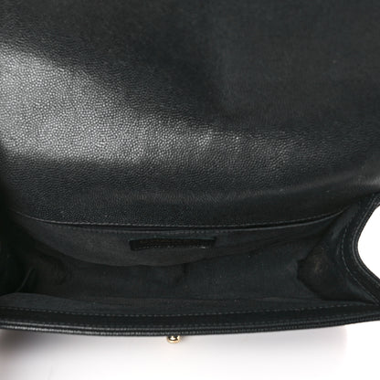 Chanel Caviar Quilted Medium Boy Flap Black 5 of 8