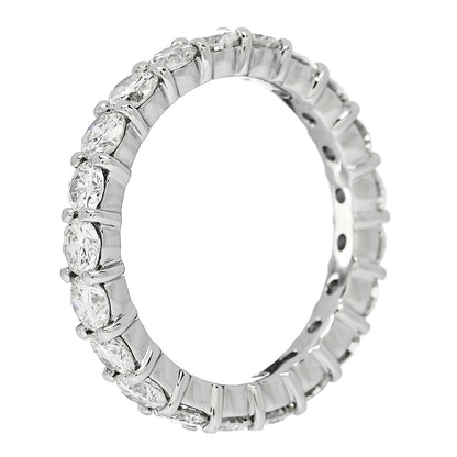 Parker & West by FASHIONPHILE Platinum Diamond 2.15ct Full Eternity Band Ring 51 5.75 5 of 8