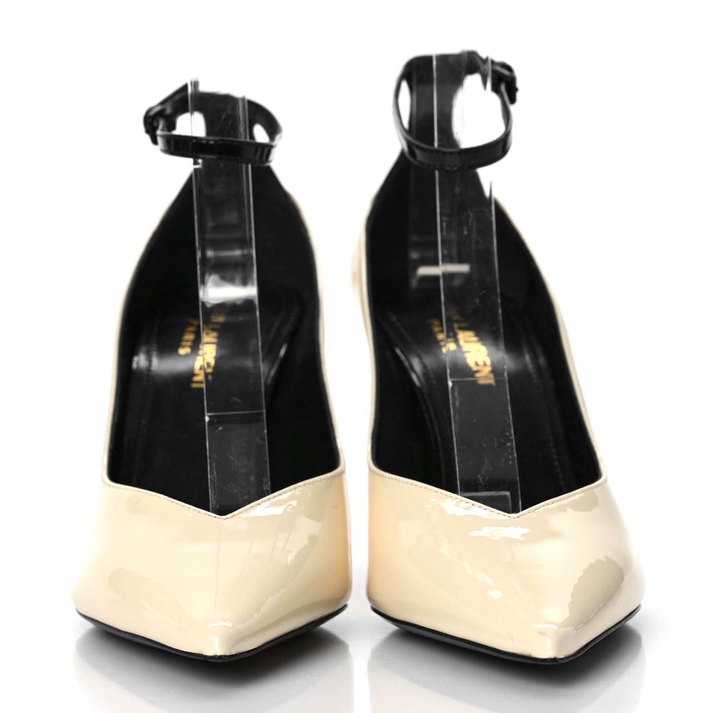 Patent Calfskin Zoe 85 Pumps 36.5 Coquille Black