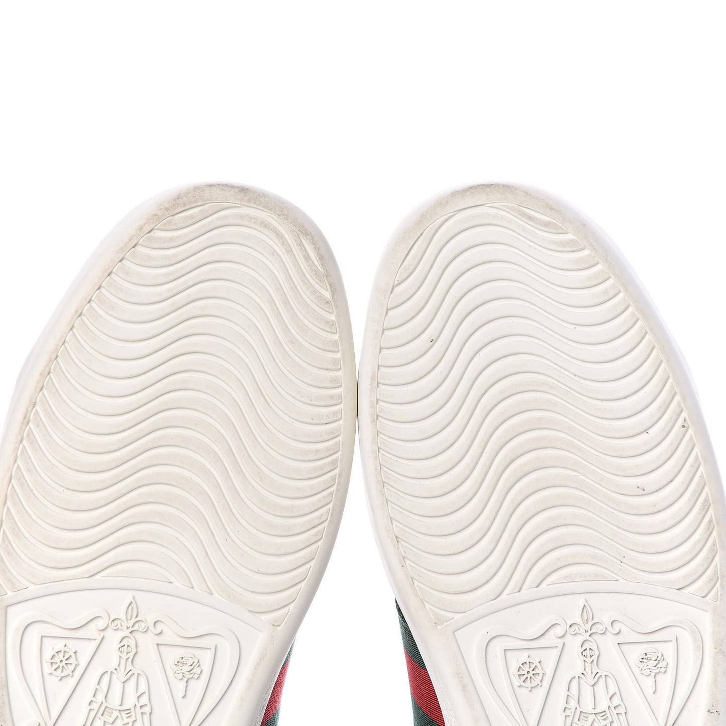 GG Supreme Monogram Bees Ayers Web Womens Ace Sneakers 38 Beige Oro Green Red