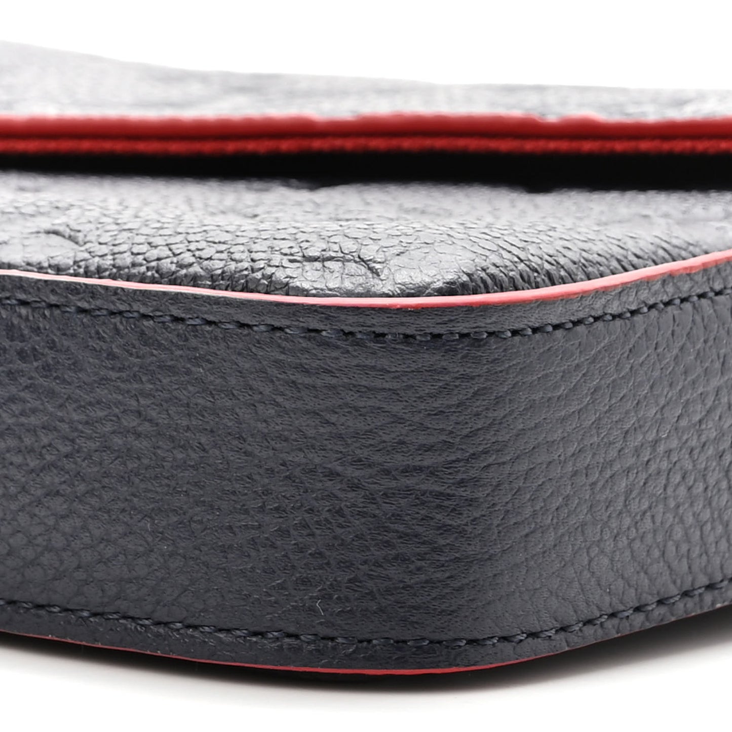 Empreinte Pochette Felicie Chain Wallet Marine Rouge