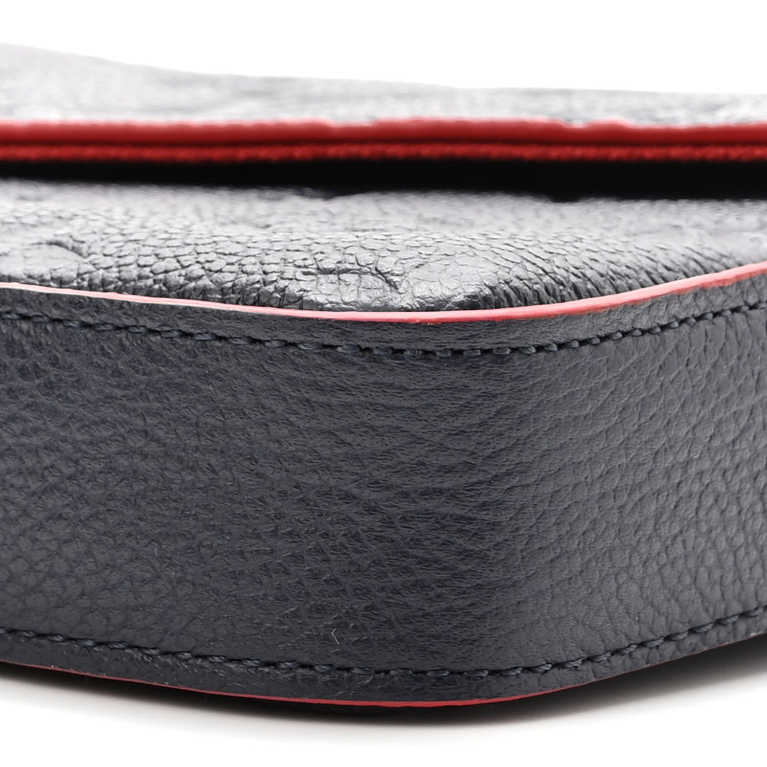 Louis Vuitton Empreinte Pochette Felicie Chain Wallet Marine Rouge 10 of 10