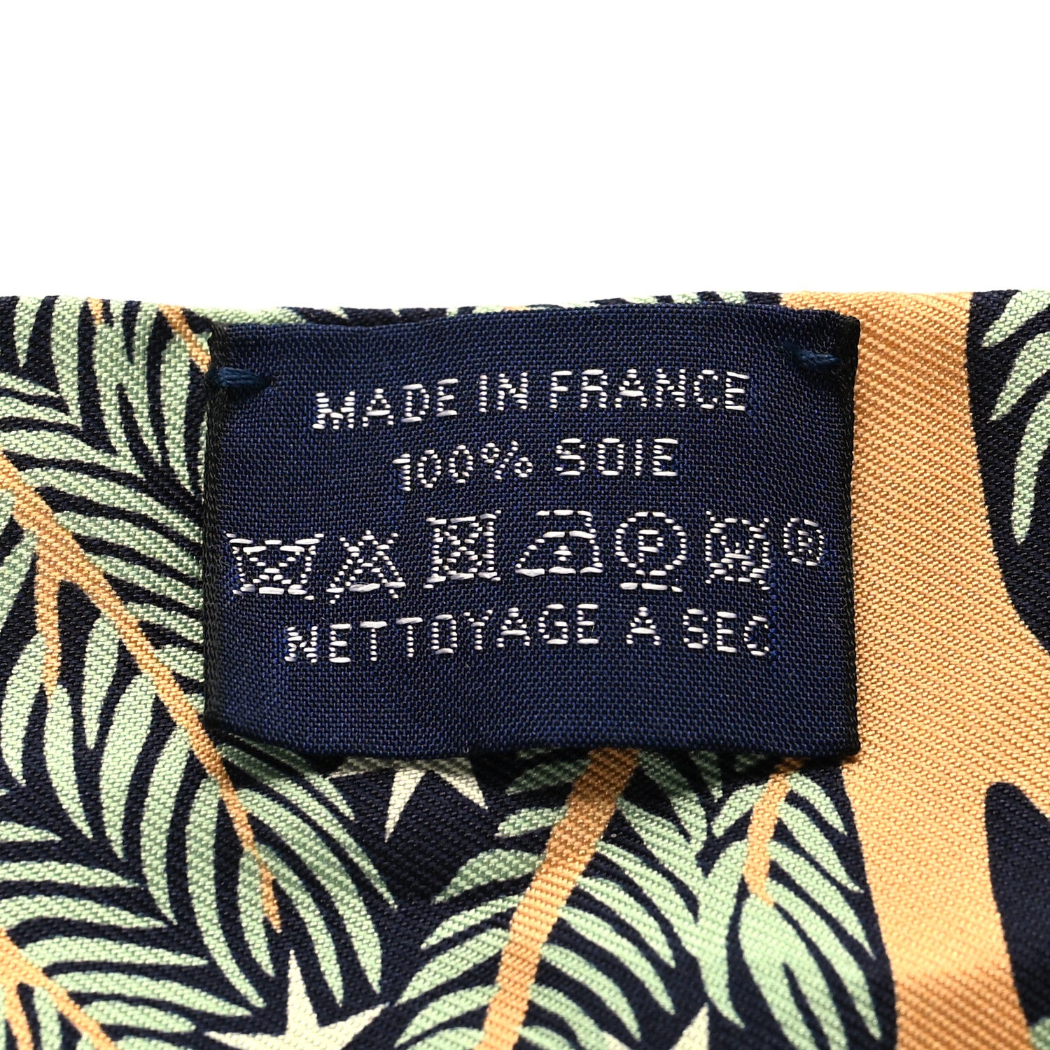 Hermes Silk Sous Le Charme D Orphee Twilly Bleu Black Jaune Soufre 3 of 4