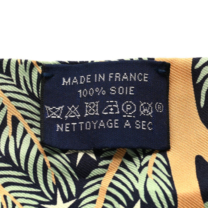Hermes Silk Sous Le Charme D Orphee Twilly Bleu Black Jaune Soufre 3 of 4