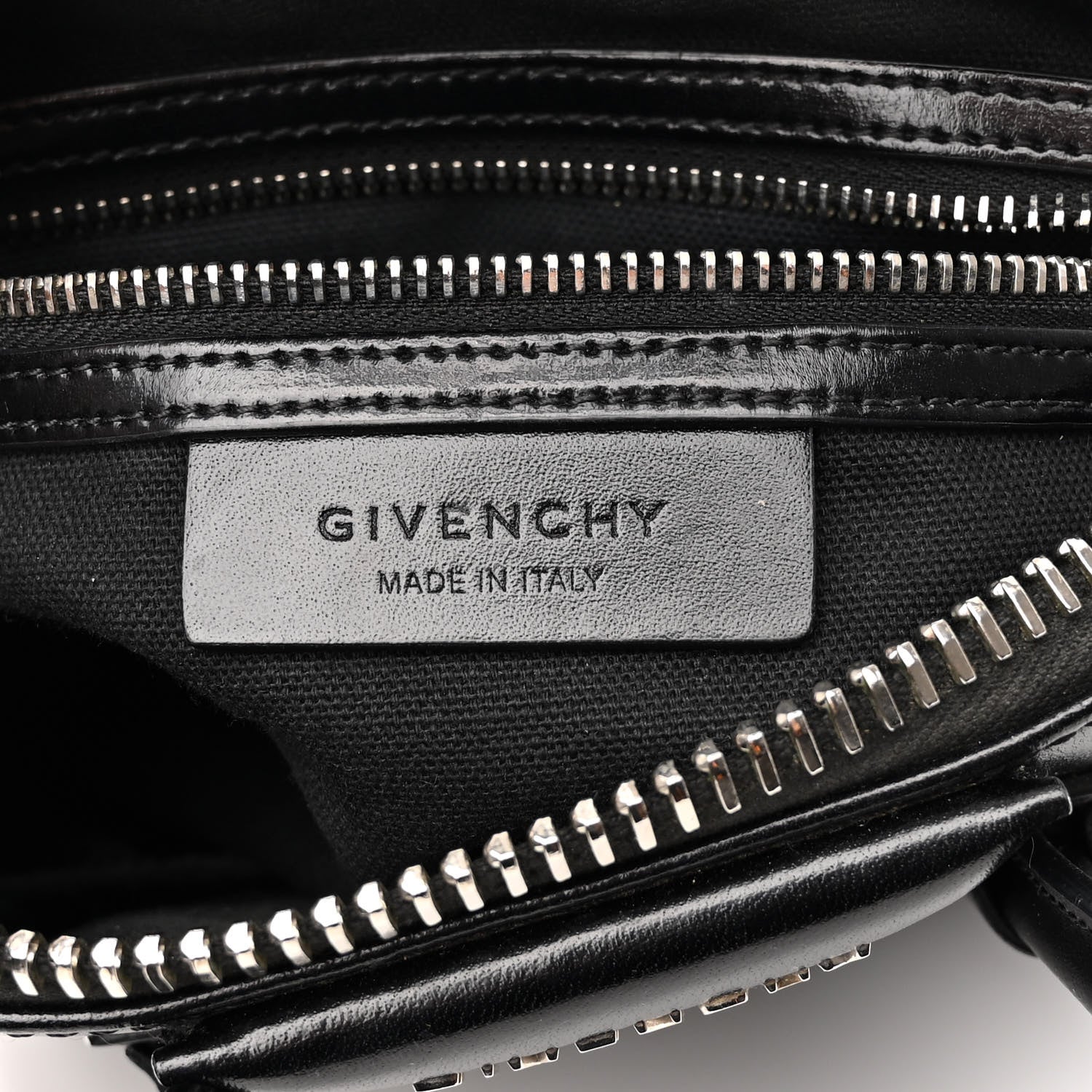 Givenchy Shiny Lord Calfskin Mini Antigona Black 6 of 10