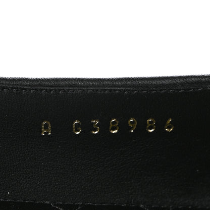 Chanel Tweed Lambskin Cap Toe Ankle Chain Ballerina Flats 41 Black White 6 of 10