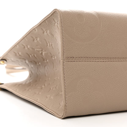 Louis Vuitton Empreinte Monogram Giant Onthego MM Tourterelle 8 of 9