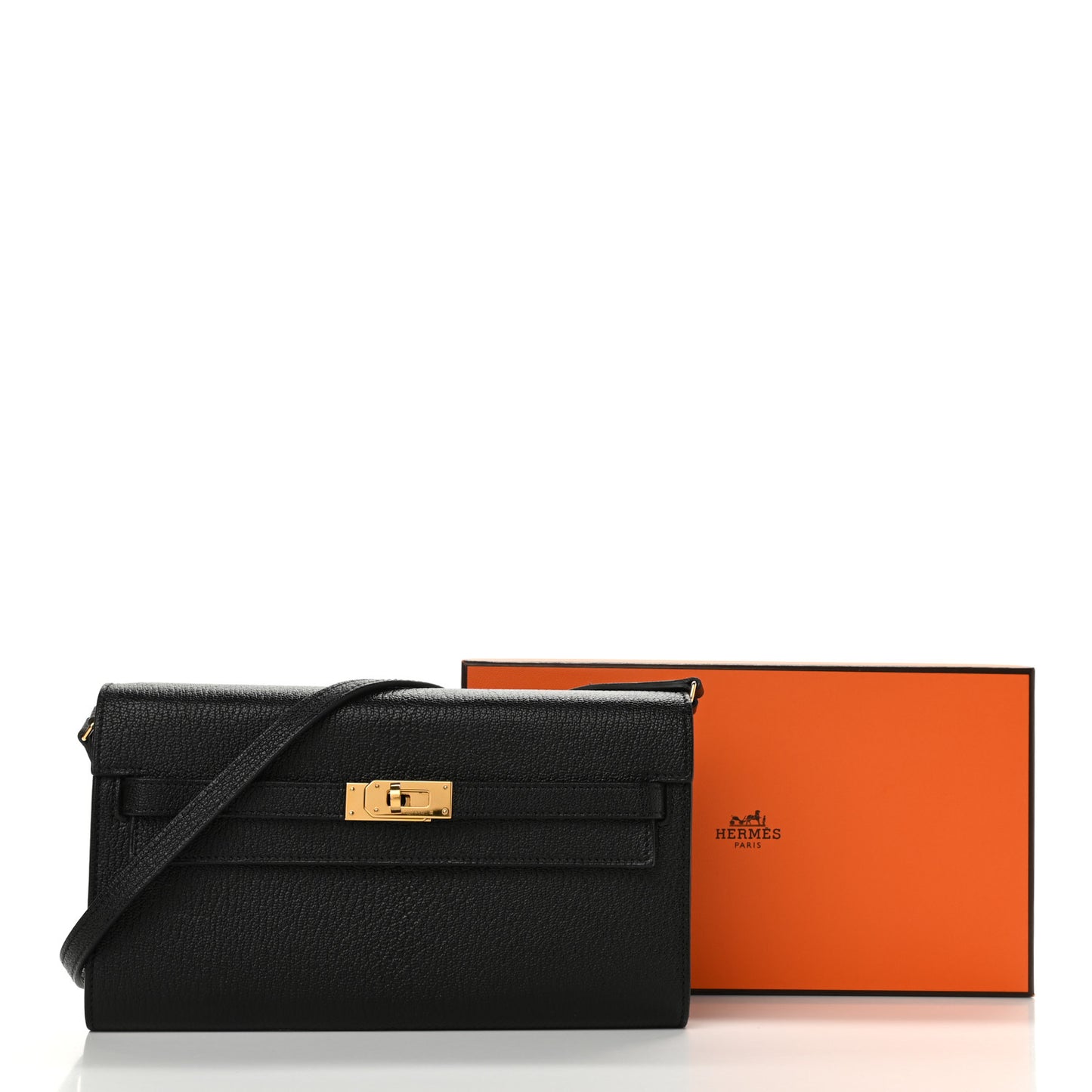 Chevre Mysore Kelly Wallet To Go Black