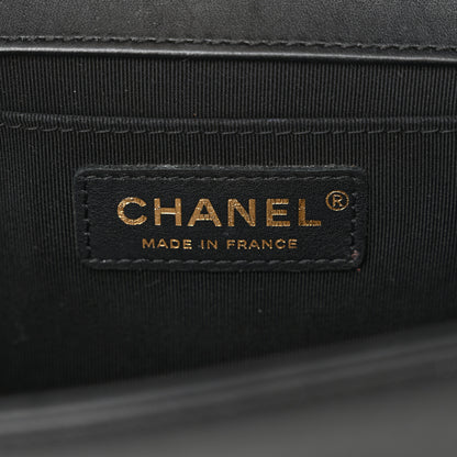 Chanel Lambskin Quilted Medium Boy Flap Black 6 of 12