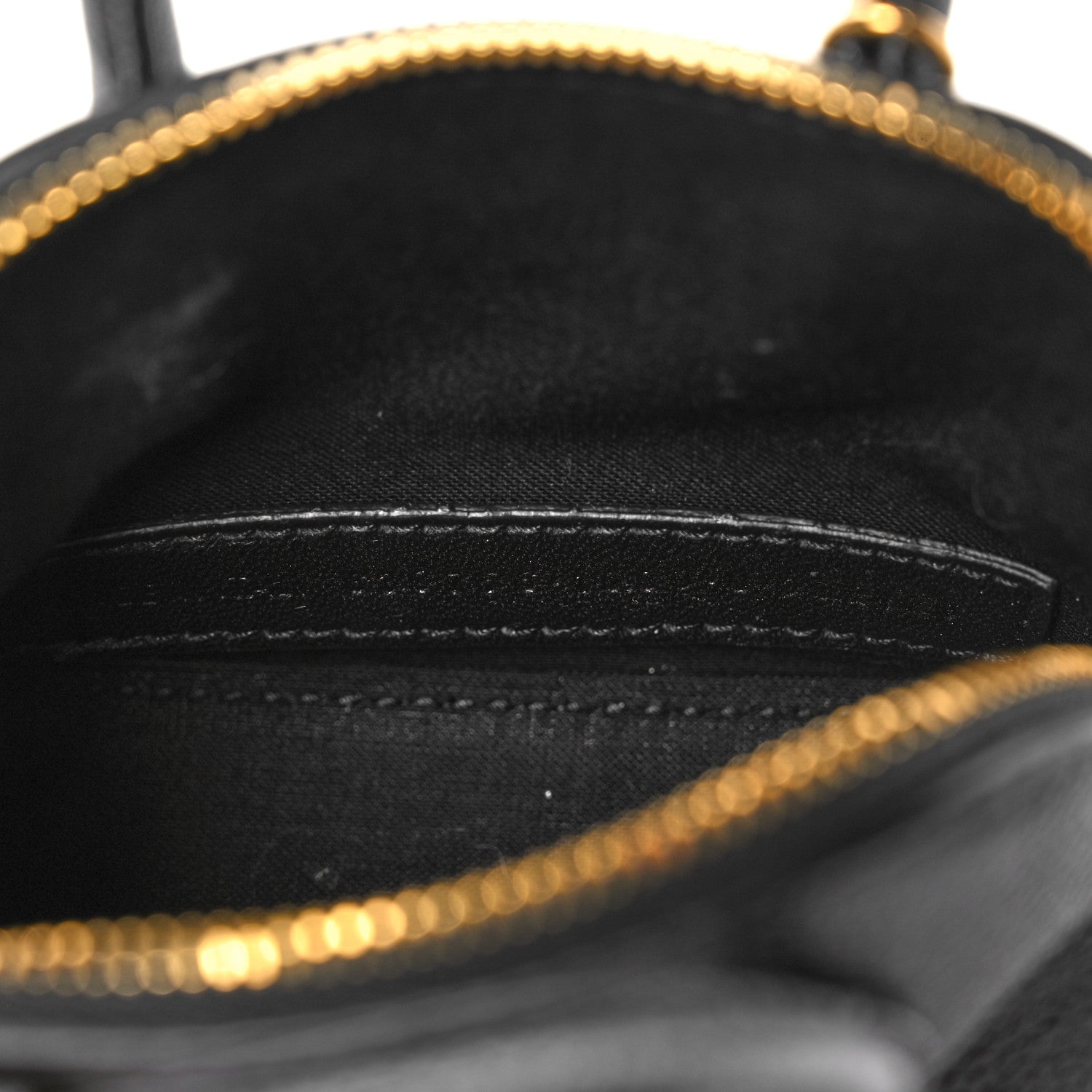Balenciaga Grained Calfskin Logo Mini Ville Top Handle Bag Black White 6 of 10