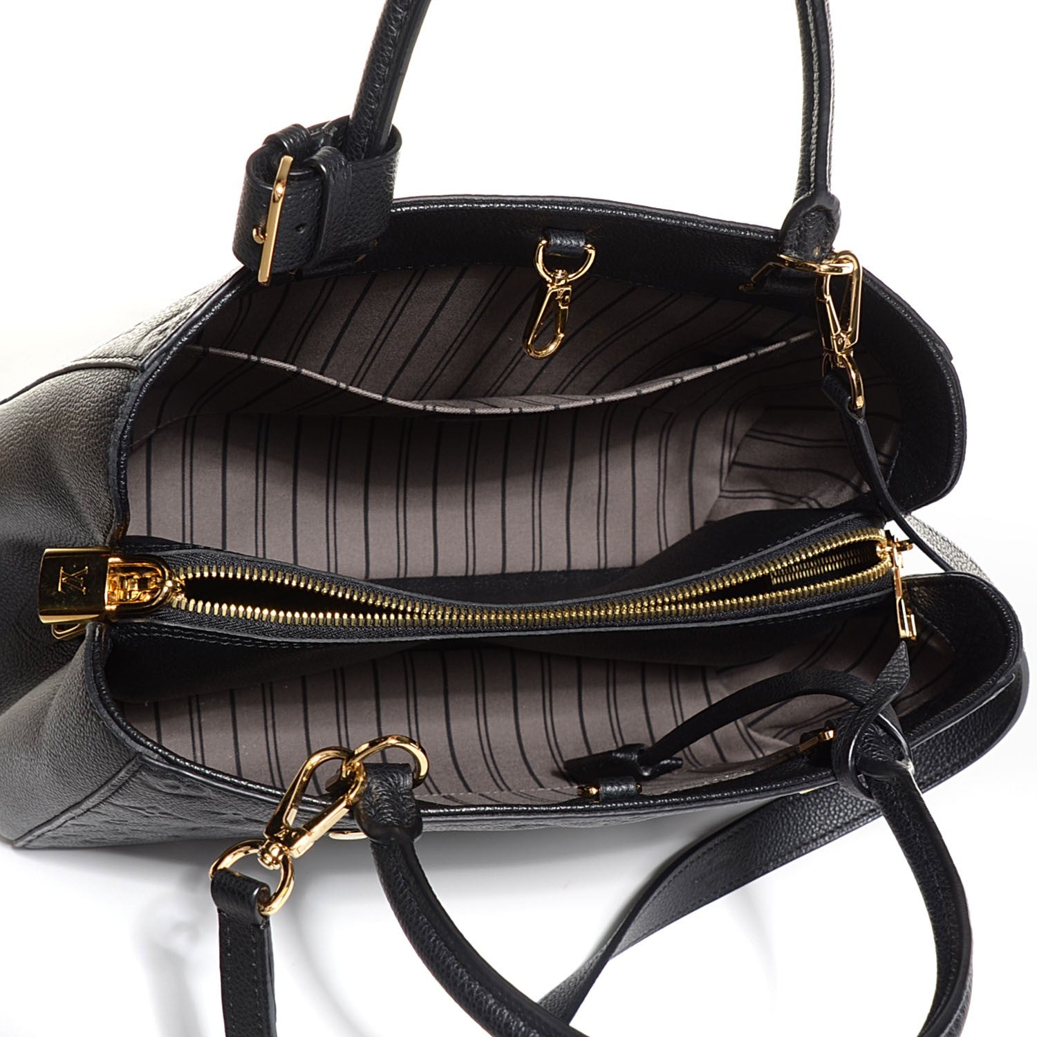 Louis Vuitton Empreinte Montaigne MM Black 5 of 8