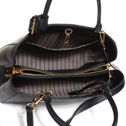 Louis Vuitton Empreinte Montaigne MM Black 5 of 8