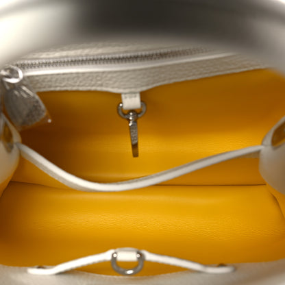 Louis Vuitton LV X YK Taurillon Capucines BB White 5 of 10