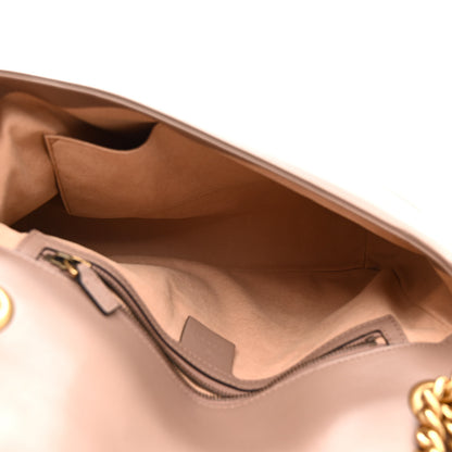 Gucci Calfskin Matelasse Medium GG Marmont Shoulder Bag Porcelain Rose 5 of 10