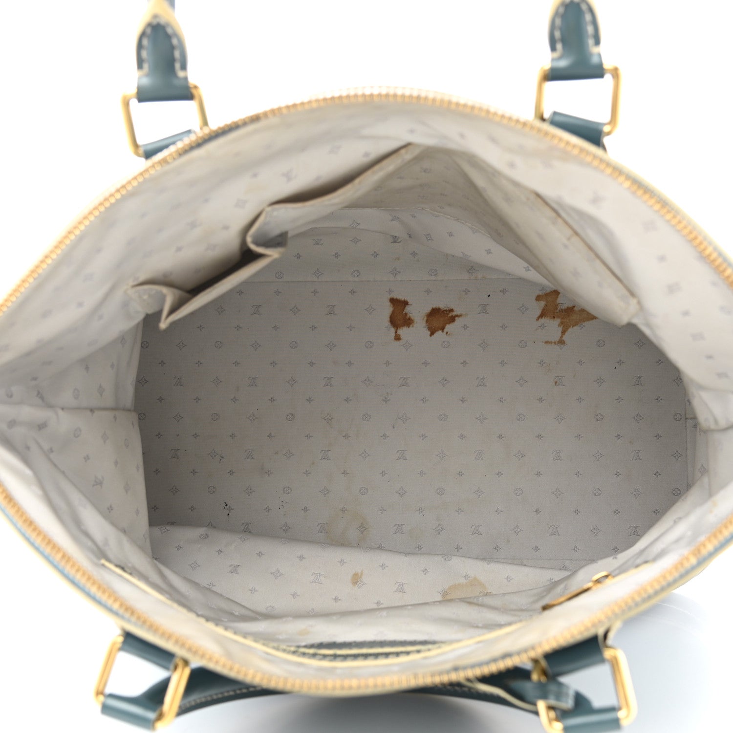 Louis Vuitton Suhali Lockit MM Blue 5 of 14