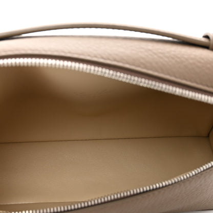 Loro Piana Grained Calfskin L19 Extra Pocket Pouch Warm Mastic 6 of 9