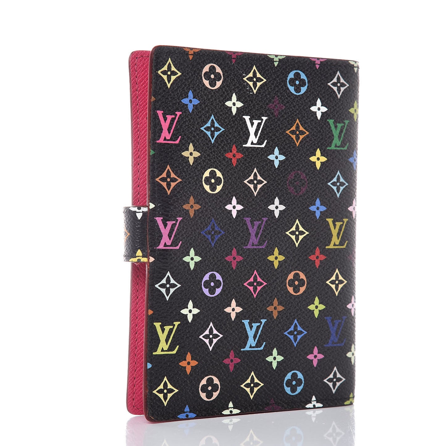 Monogram Multicolor Small Ring Agenda Cover Black Grenade