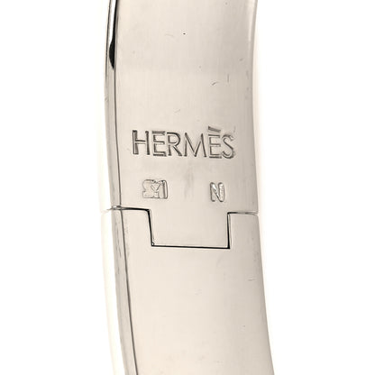 Hermes Enamel Narrow Clic Clac H Bracelet GM Soufre 4 of 4