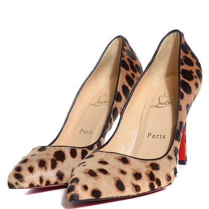 Christian Louboutin Calf Hair Leopard Print Pigalle Follies 100 Pumps 37.5 2 of 5