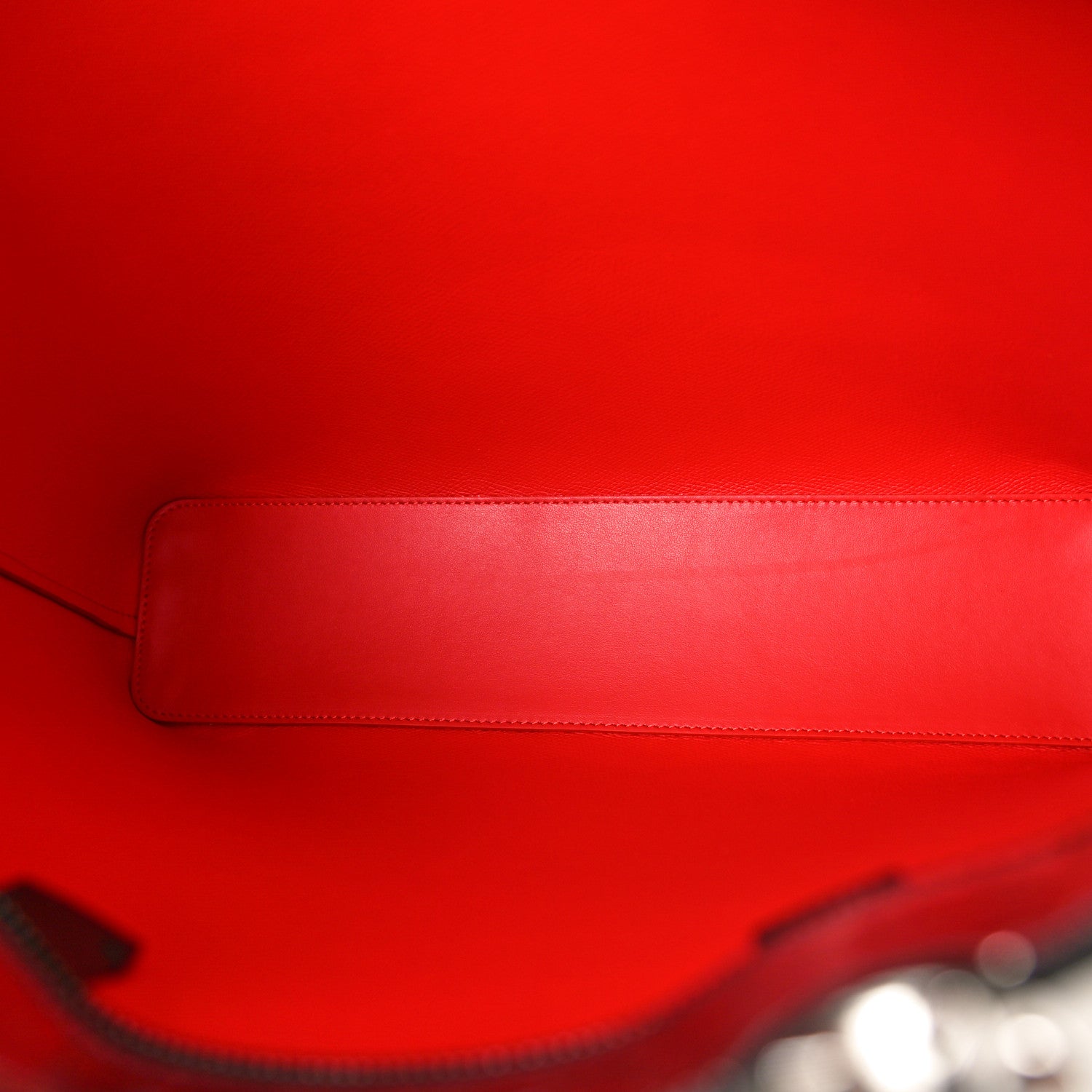 Christian Louboutin Metallic Crocodile Embossed Spikes East West Cabata Tote Antracite 5 of 10