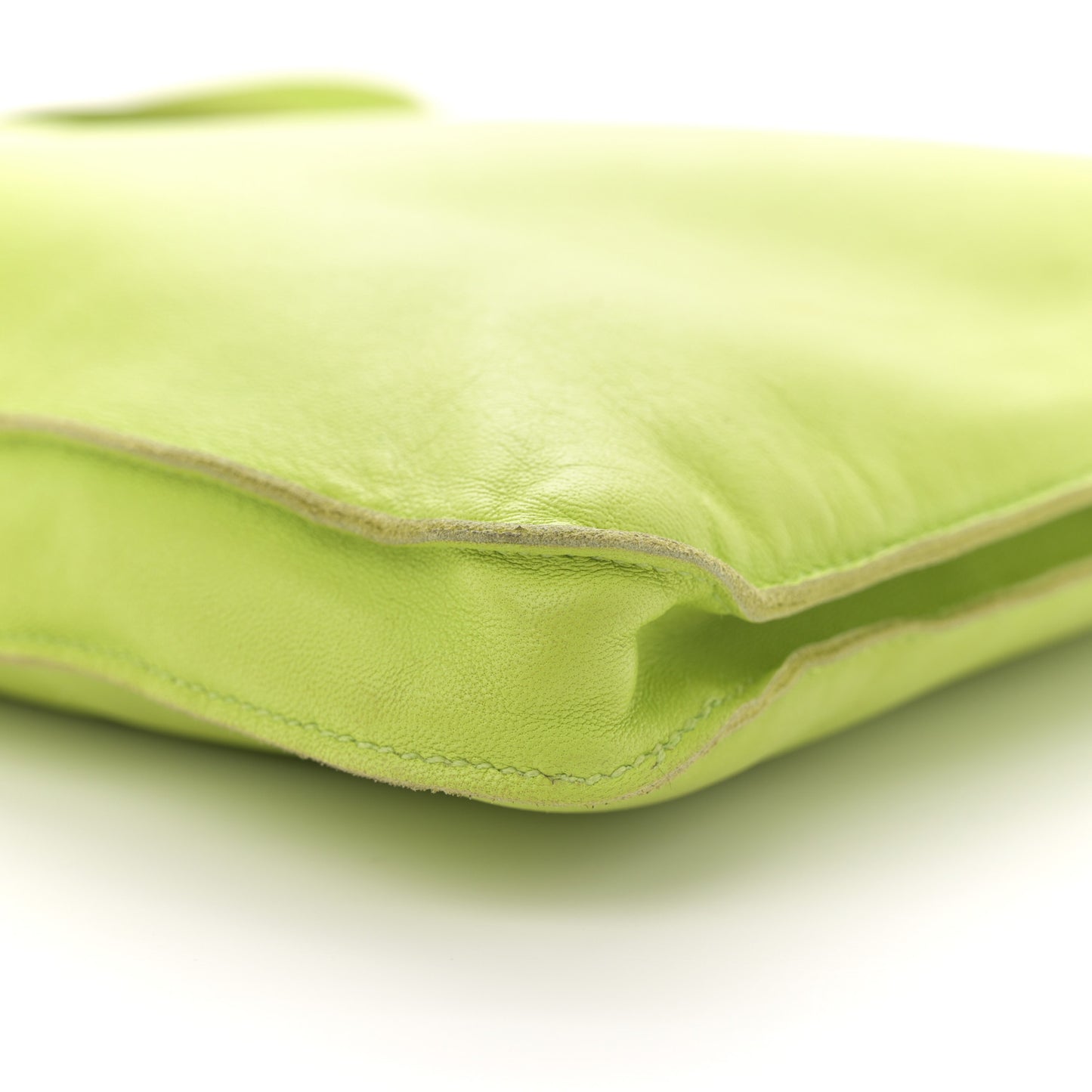 Lambskin Clou De Selle Pouch Kiwi