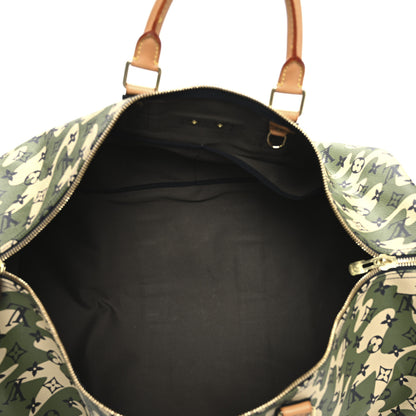 Louis Vuitton Monogramouflage Keepall 55 5 of 20