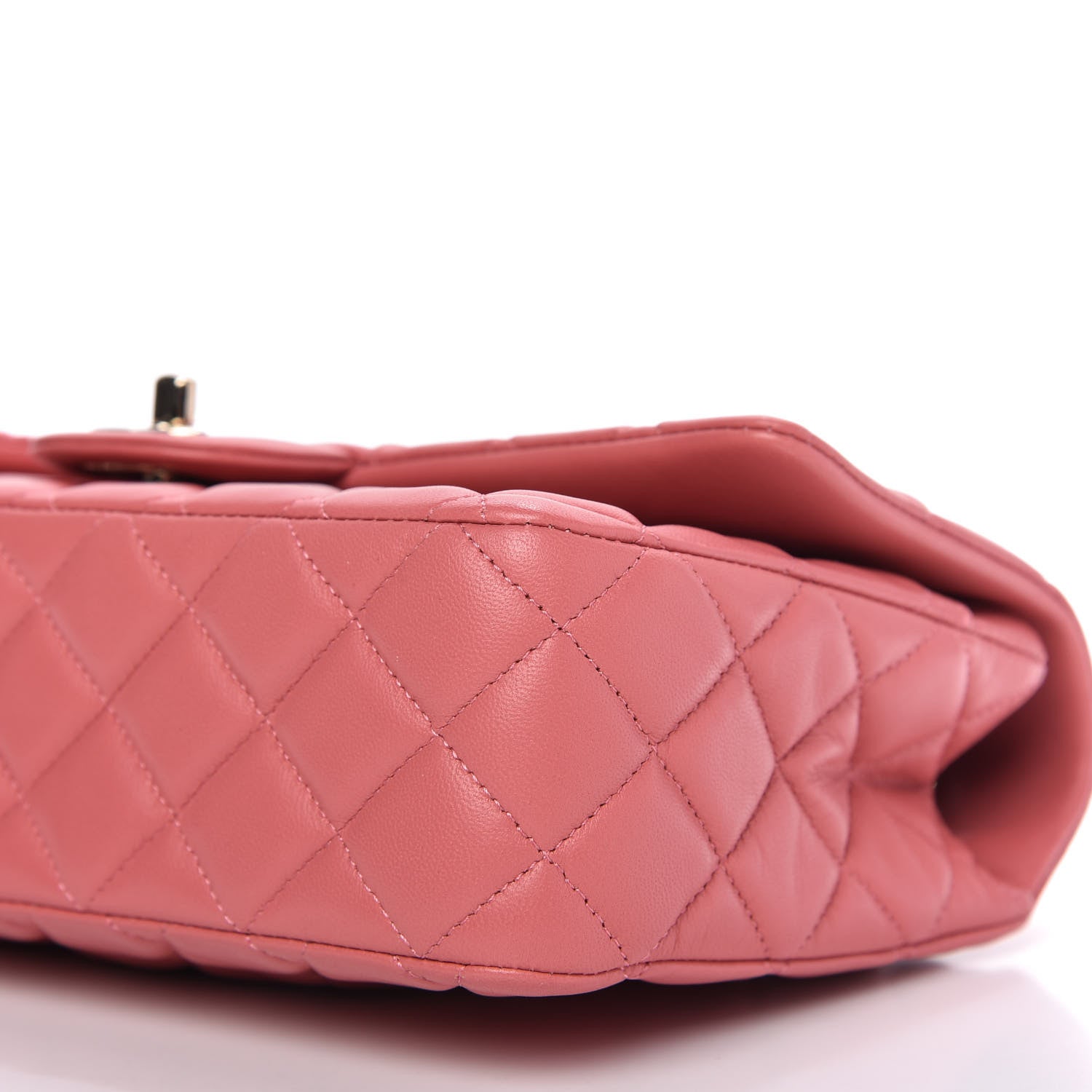 Chanel Lambskin Quilted Valentine Charms Medium Single Flap Pink 7 of 11