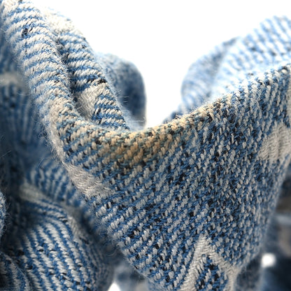 Louis Vuitton Cotton Denim Chouchou Scrunchy Bleu 3 of 3