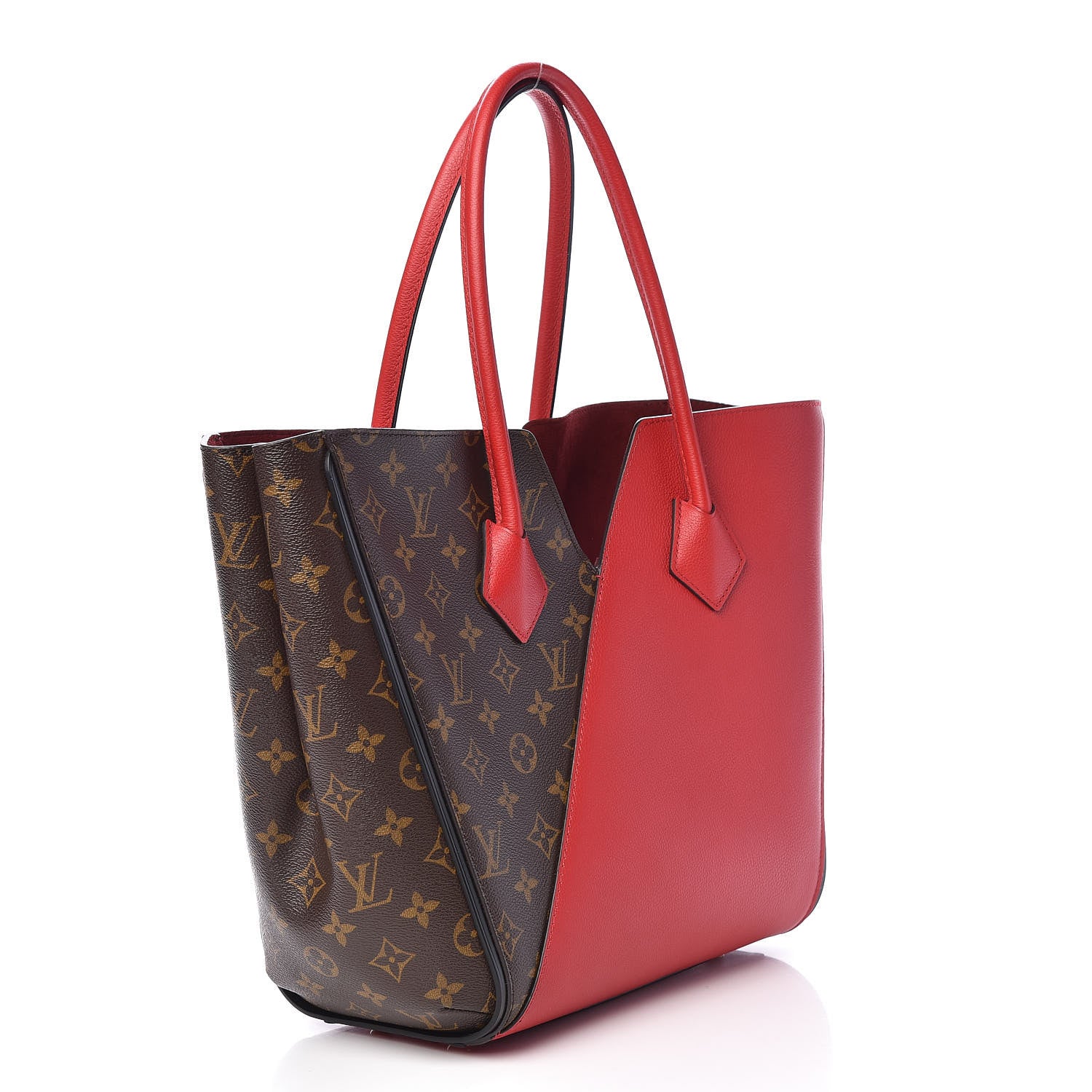 Louis Vuitton Calfskin Monogram Kimono Tote Cherry 3 of 9