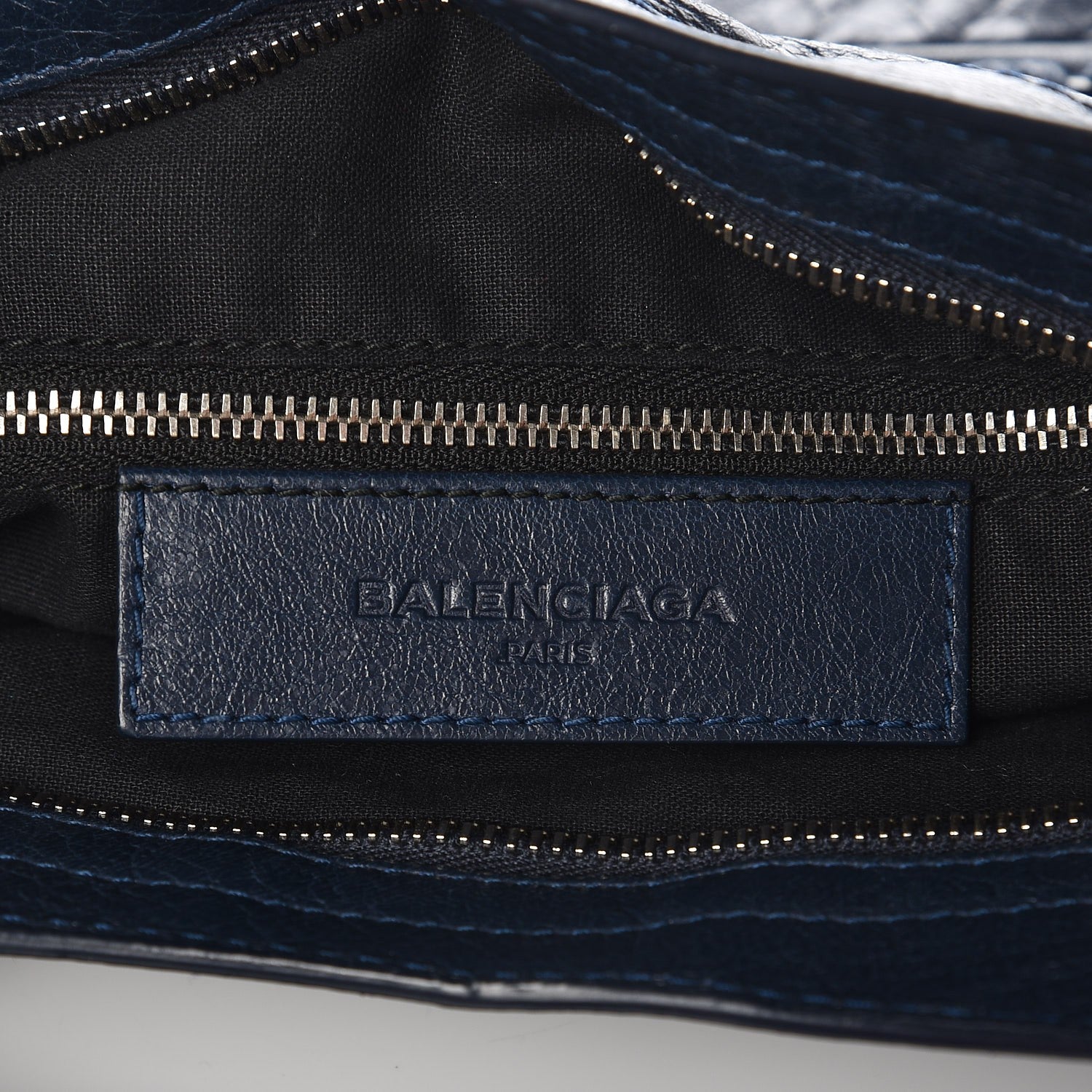 Balenciaga Agneau Giant 12 Silver Hardware Town Bleu Obscur 7 of 8
