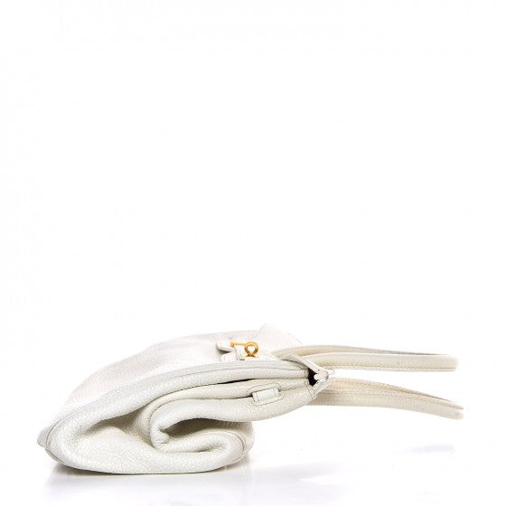 Taurillon Clemence Birkin 30 White