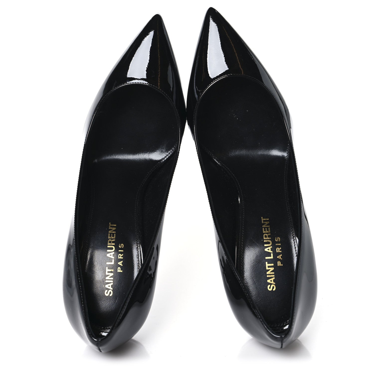 Saint Laurent Patent Opyum 85 Pumps 37 Black 1782766 – FASHIONPHILE