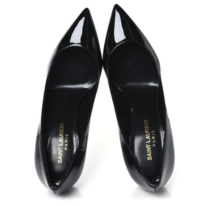 Saint Laurent Patent Opyum 85 Pumps 37 Black 2 of 10