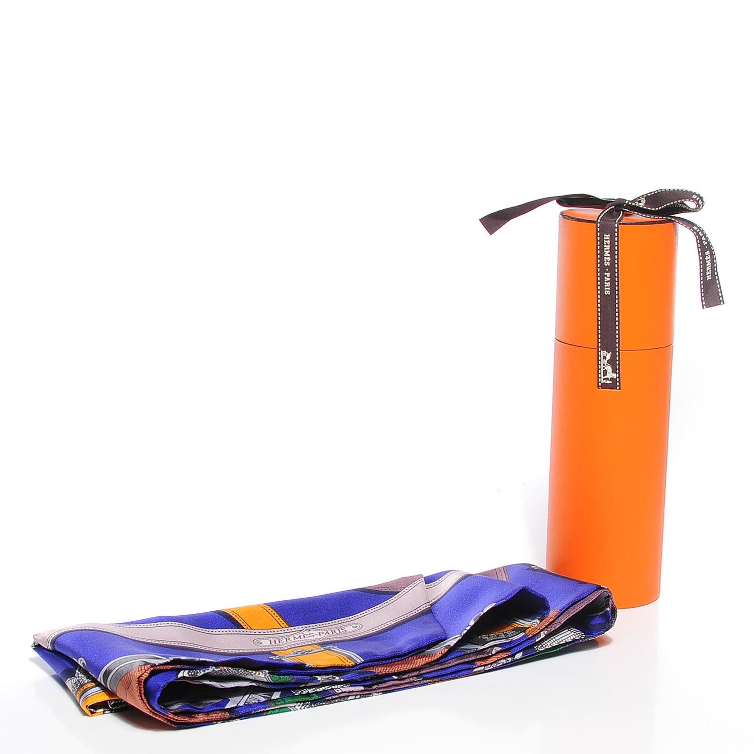 Hermes Silk Cavalcadour Maxi Twilly 6 of 6