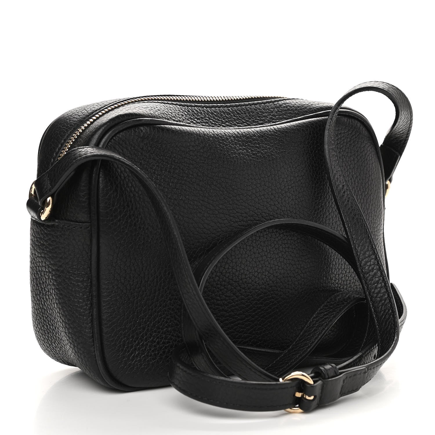 Gucci Pebbled Calfskin Small Soho Disco Bag Black 3 of 16