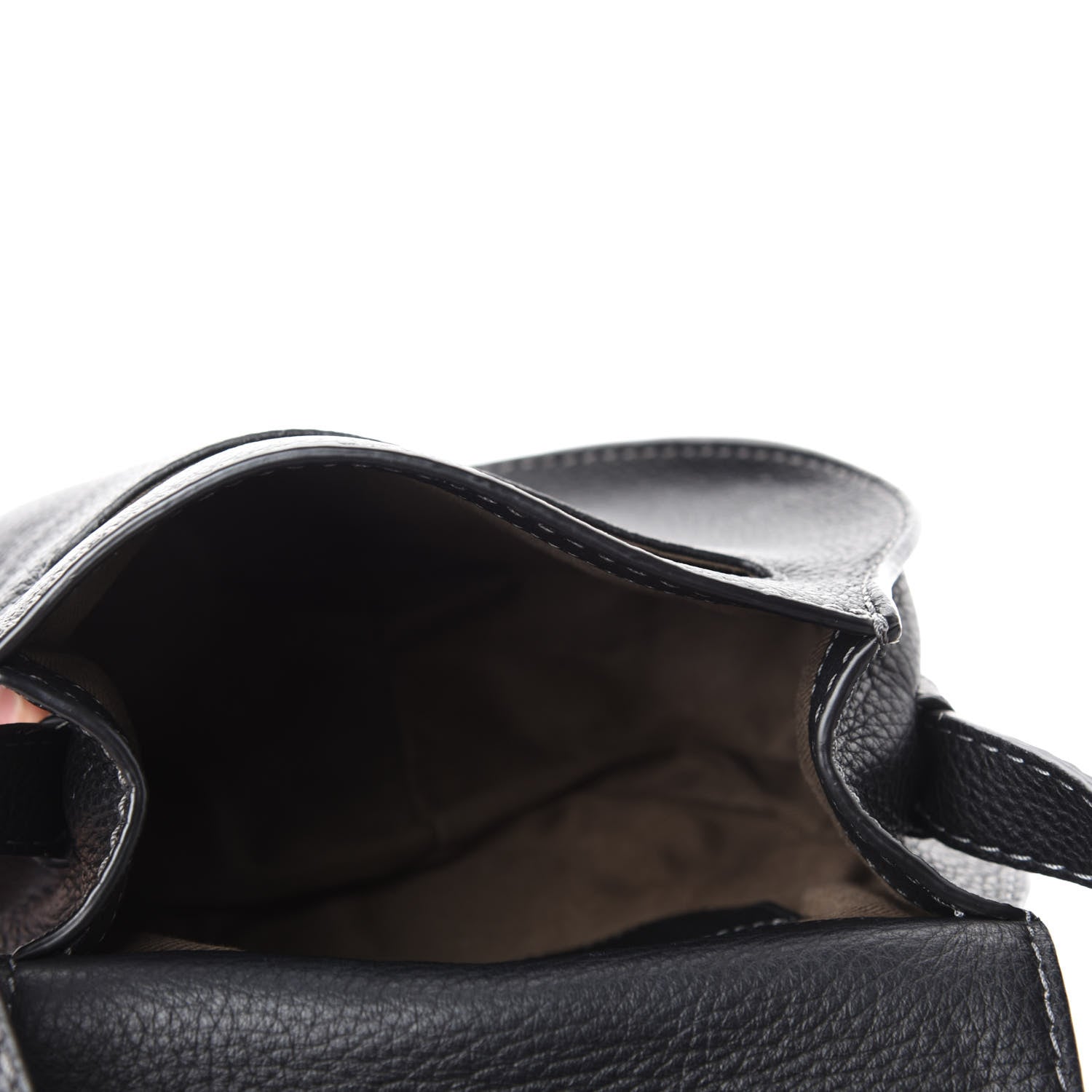 Chloe Calfskin Mini Marcie Round Crossbody Bag Black 5 of 11