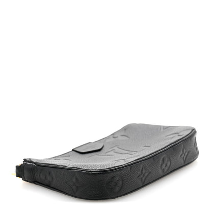 Louis Vuitton Empreinte Monogram Giant Multi Pochette Accessories Mini Pochette Black 4 of 7