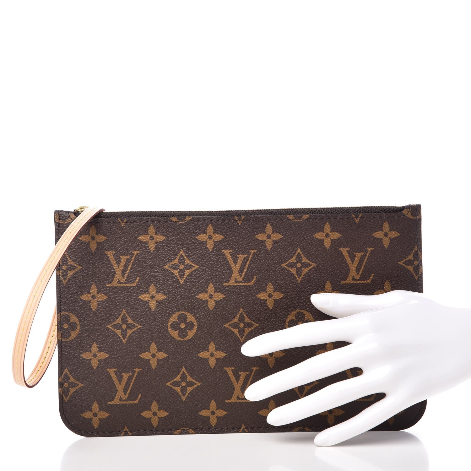 Louis Vuitton Monogram Neverfull MM GM Pochette 2 of 7