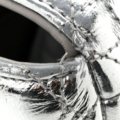 Christian Dior Metallic Calfskin Cannage Medium Caro Bag Argent 12 of 13