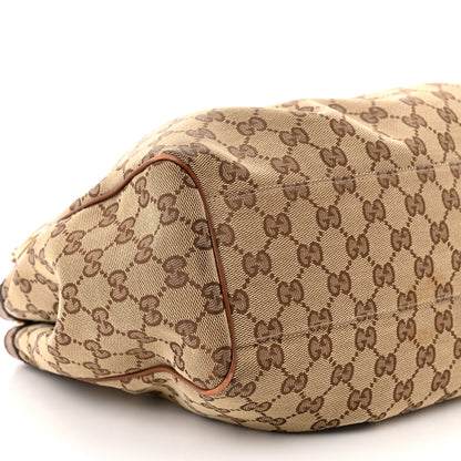 Gucci Monogram Medium Sukey Tote Brown 9 of 13