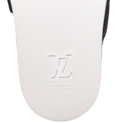 Louis Vuitton Monogram Eclipse Mens Honolulu Mules 5 Black 7 of 7