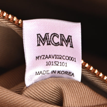MCM Visetos Original Medium Pouch Cognac 9 of 10