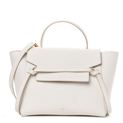 Celine Grained Calfskin Mini Belt Bag White 1 of 10